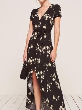 milania silk dress Milania Midi Sage Green M